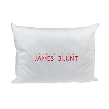 Reserved For James Blunt White Pillow Case